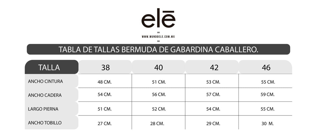 BERMUDA DE GABARDINA BEIGE