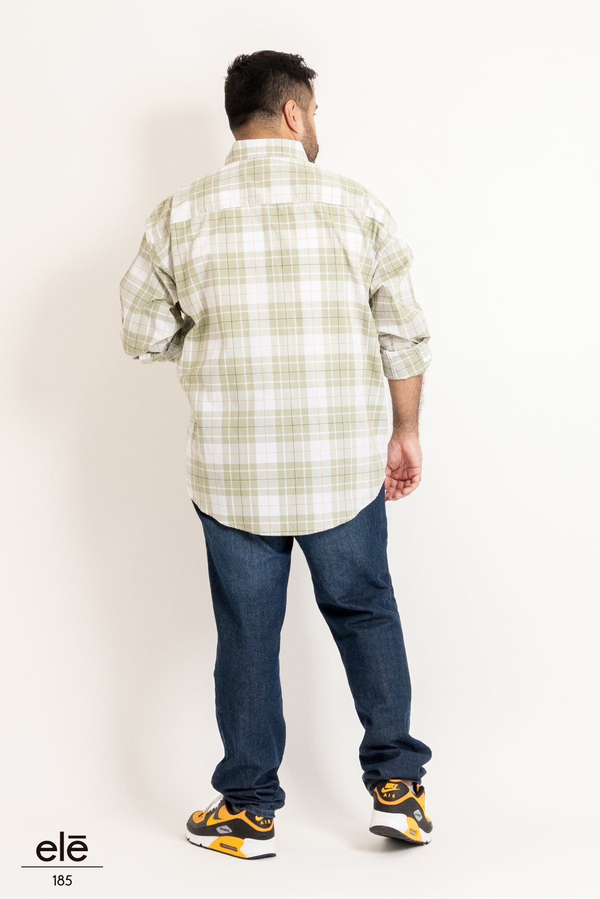 CAMISA CUADROS VERDE CLARO