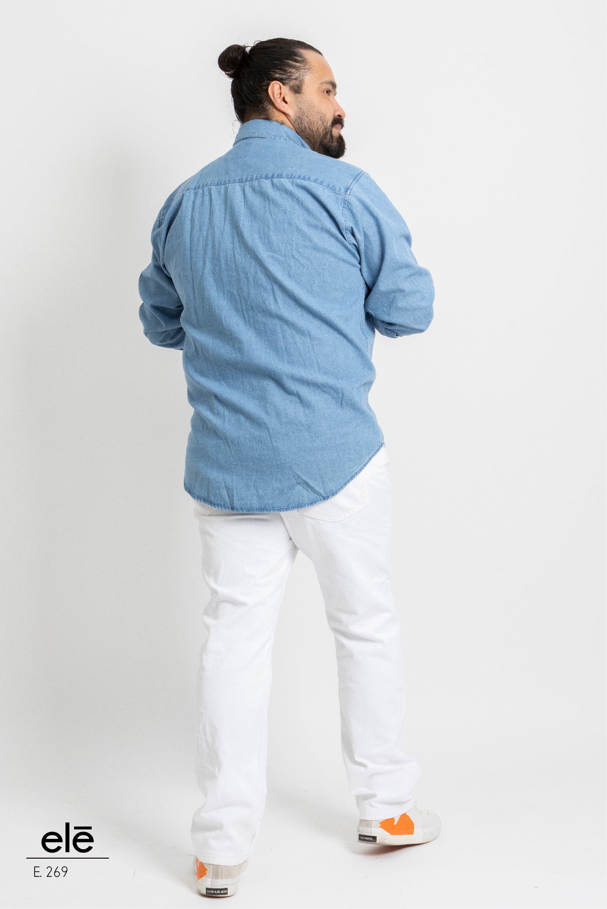 CAMISA LISA AZUL INDIGO