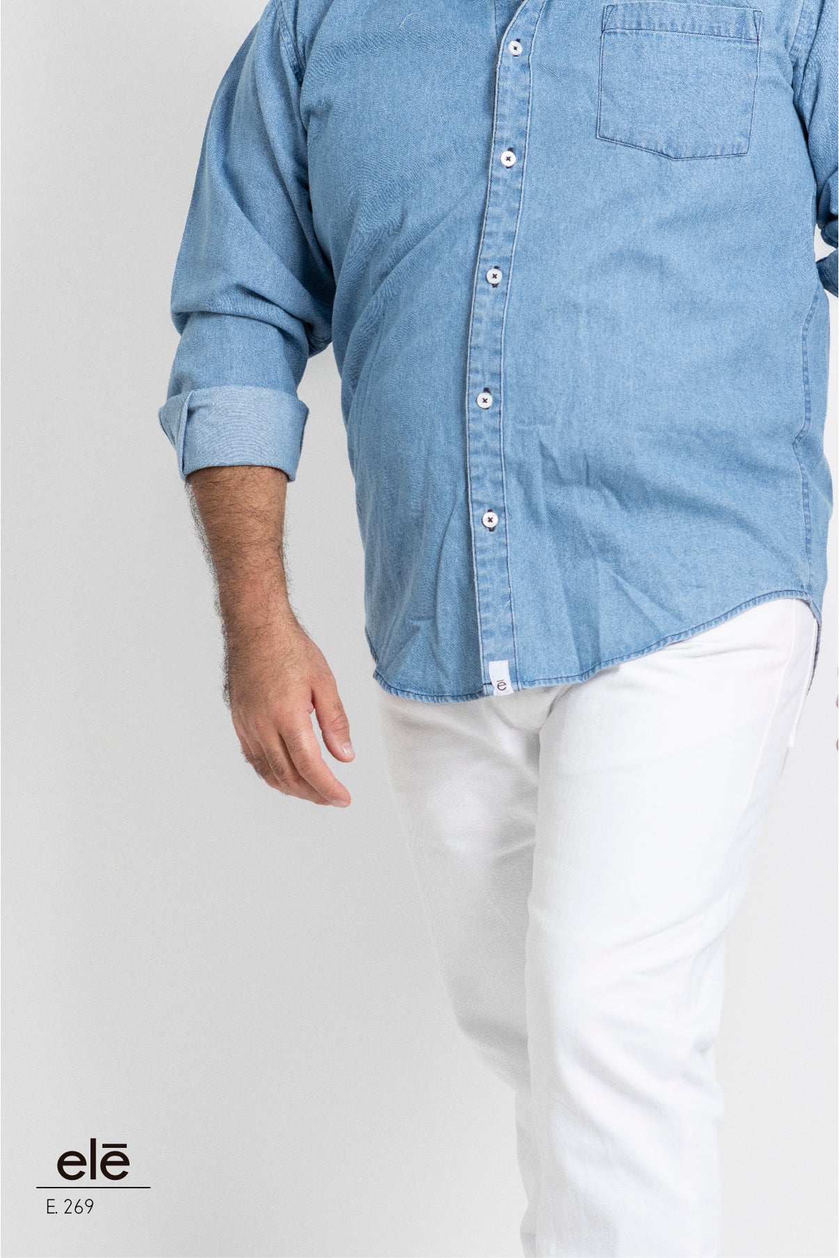 CAMISA LISA AZUL INDIGO