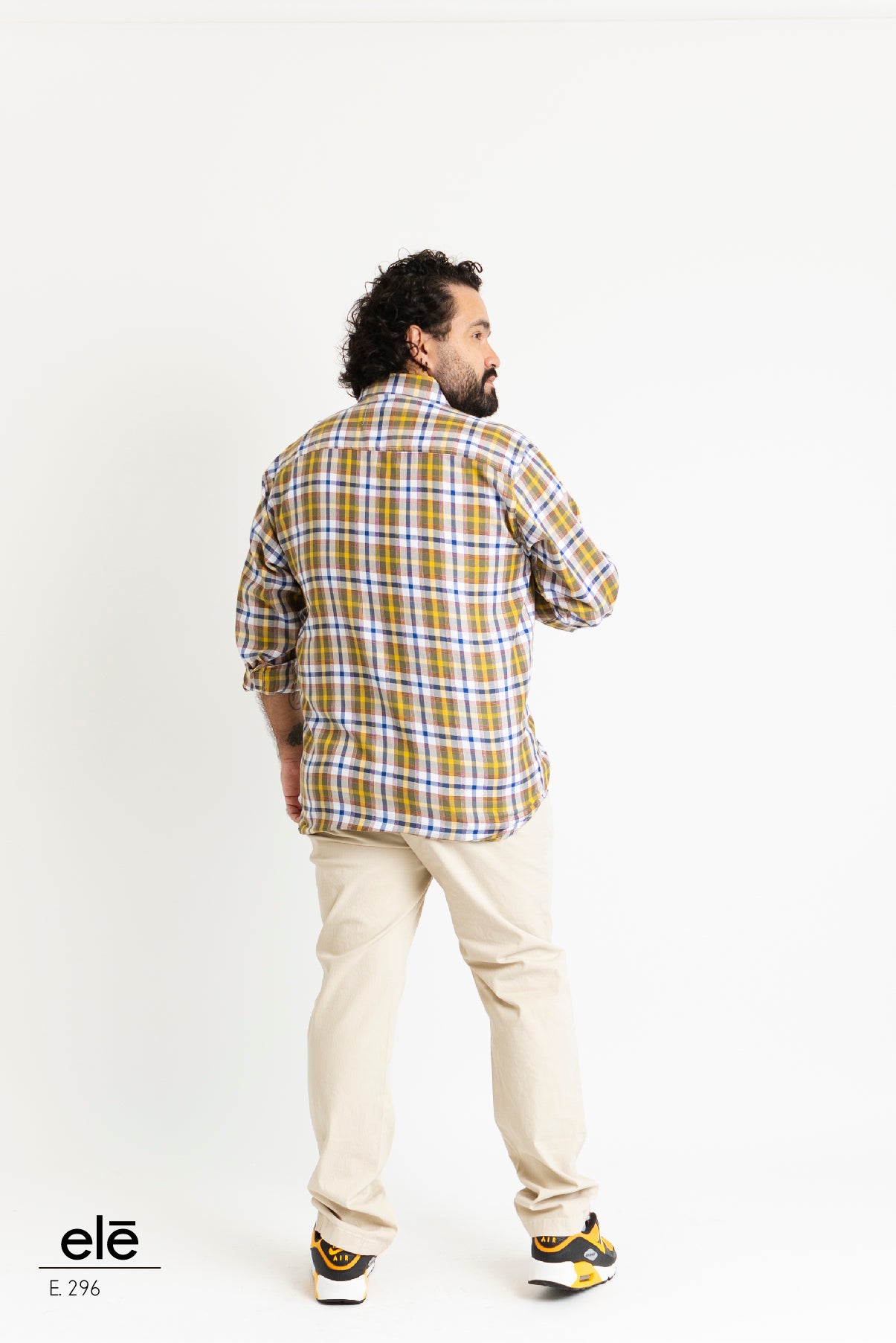 CAMISA CUADROS AZUL, AMARILLO, VERDE