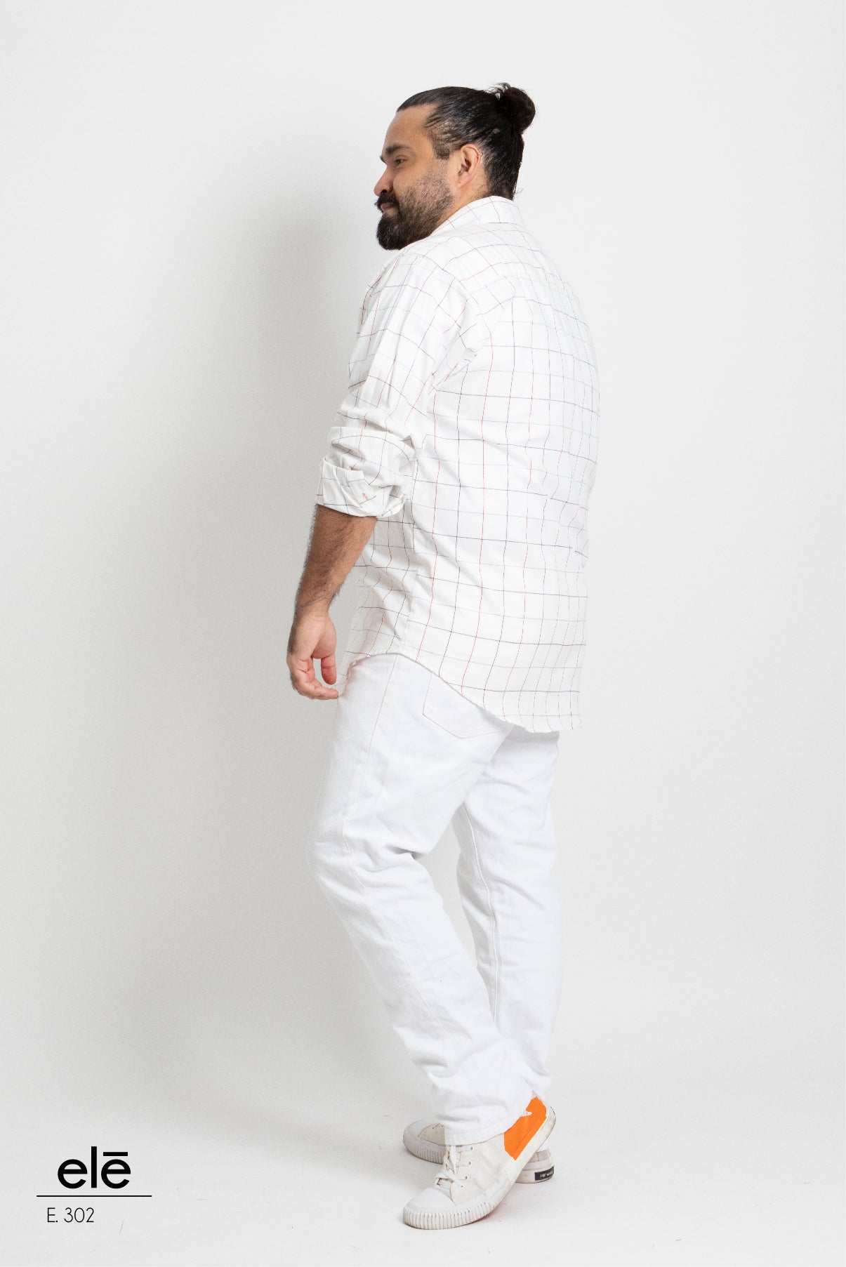 CAMISA CUADROS BLANCO, ROJO, AZUL Y NEGRO