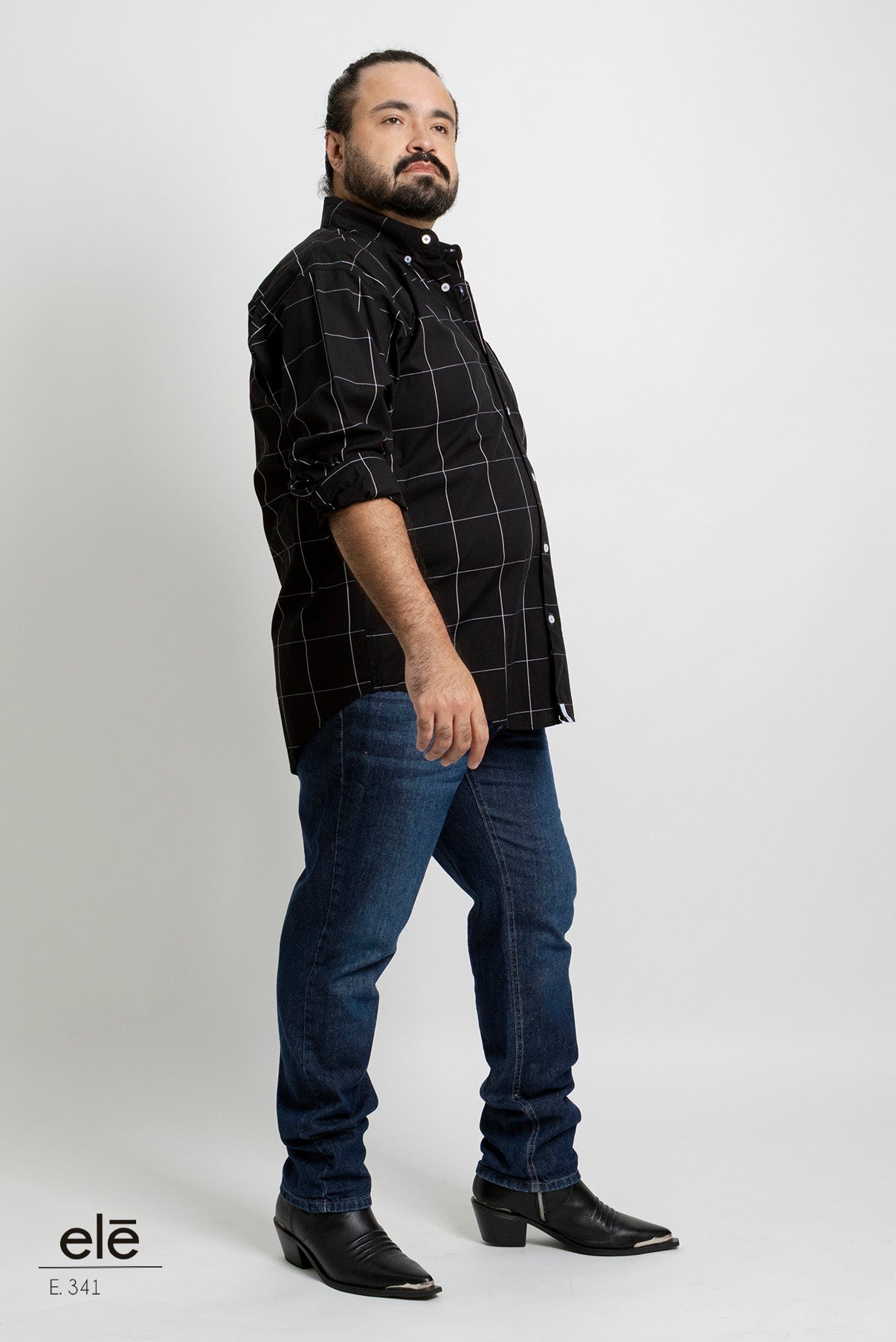 CAMISA CUADROS NEGRO