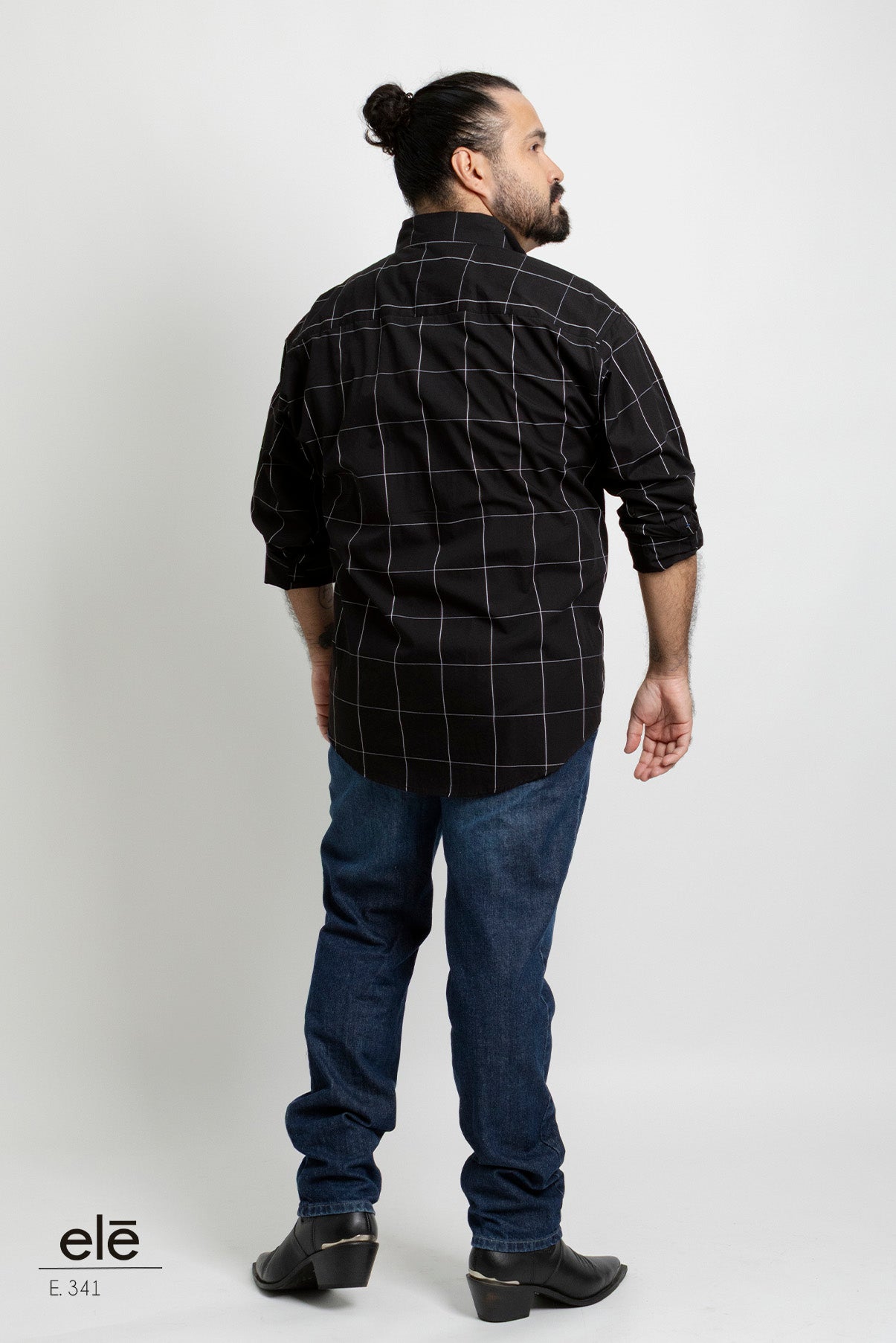 CAMISA CUADROS NEGRO