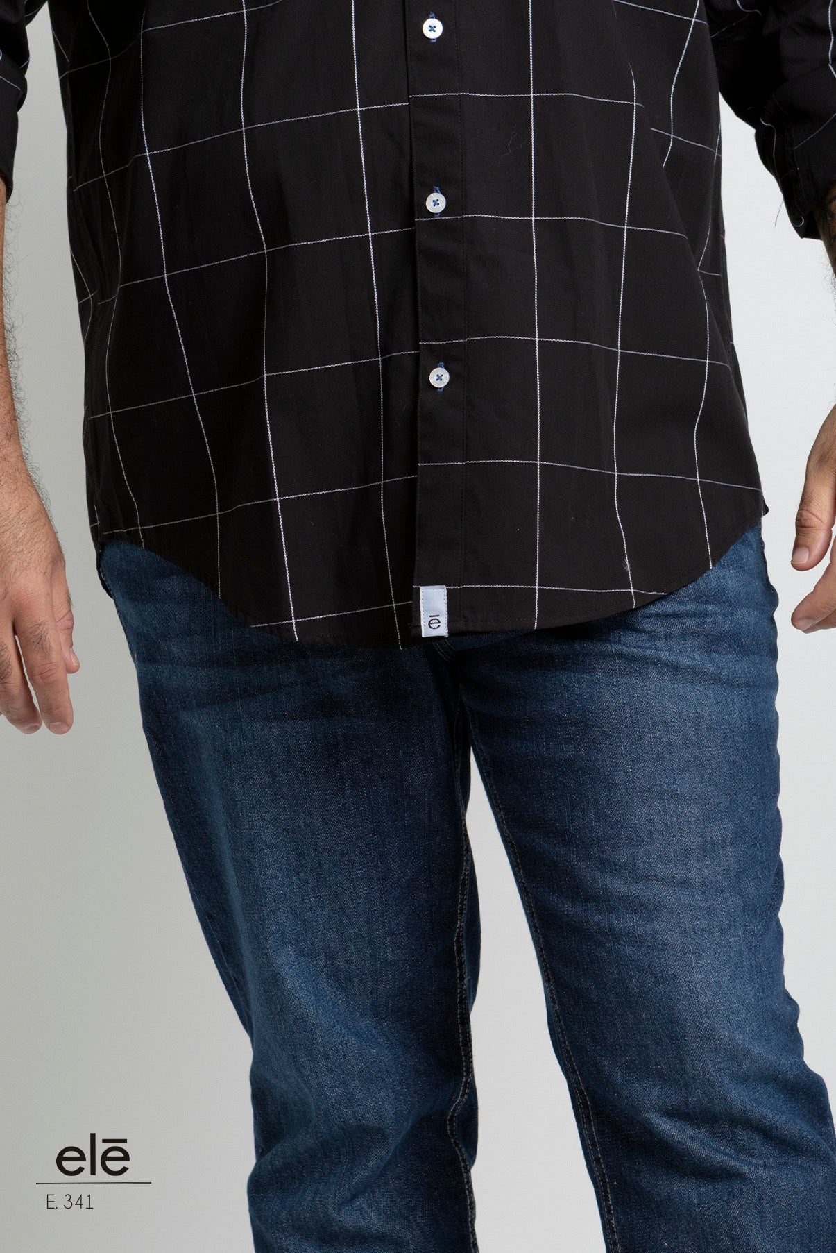CAMISA CUADROS NEGRO