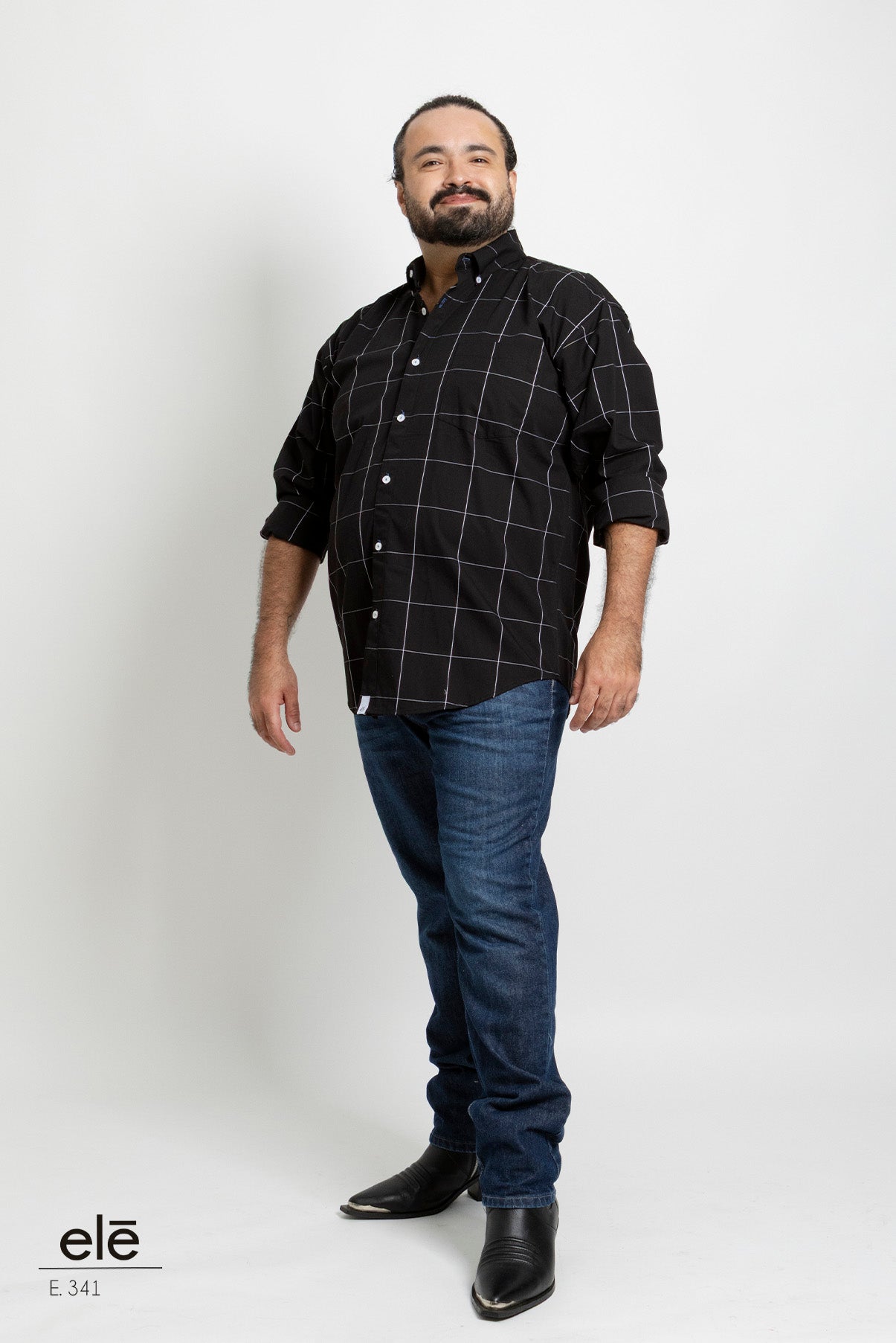 CAMISA CUADROS NEGRO