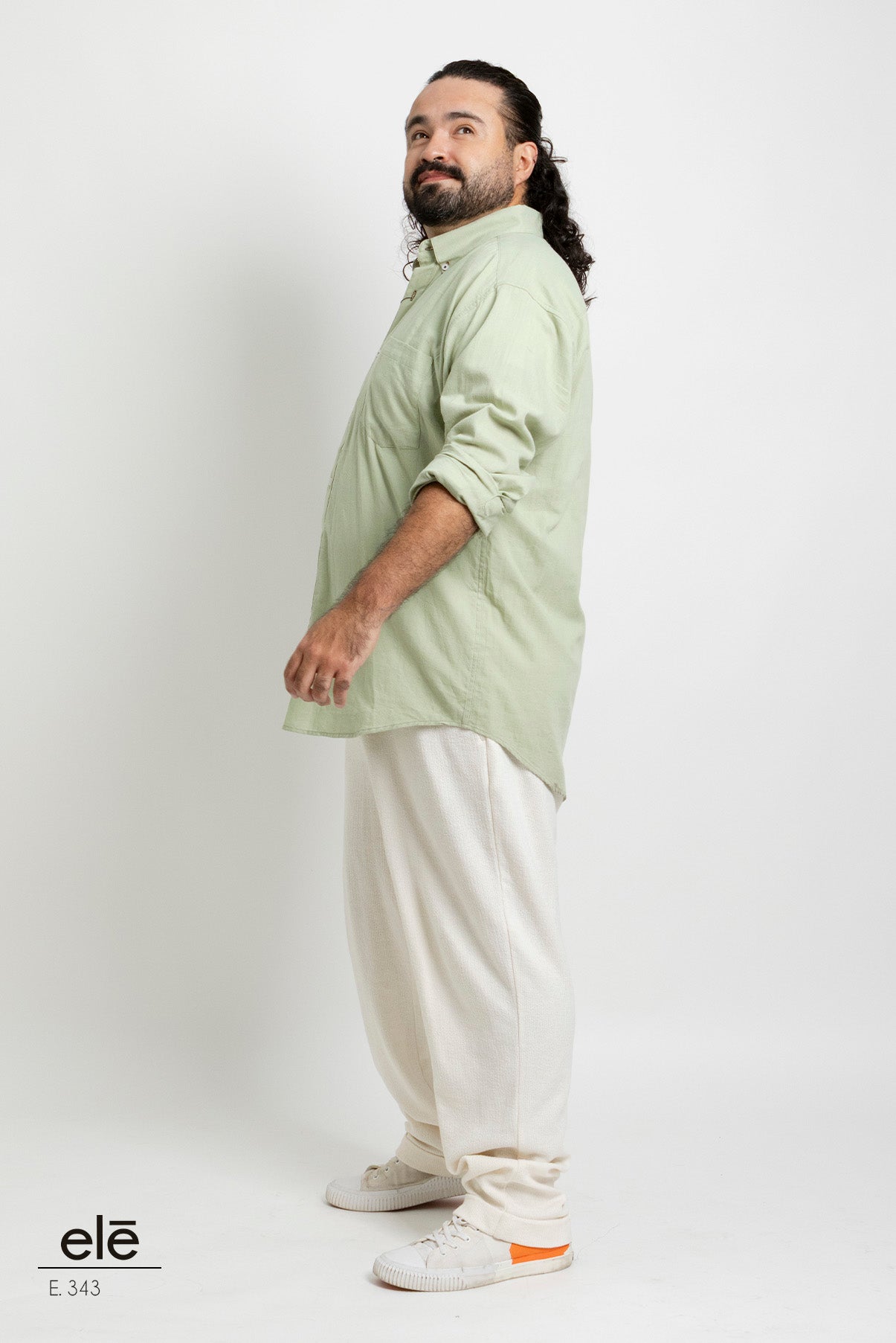 CAMISA LISA VERDE CLARO