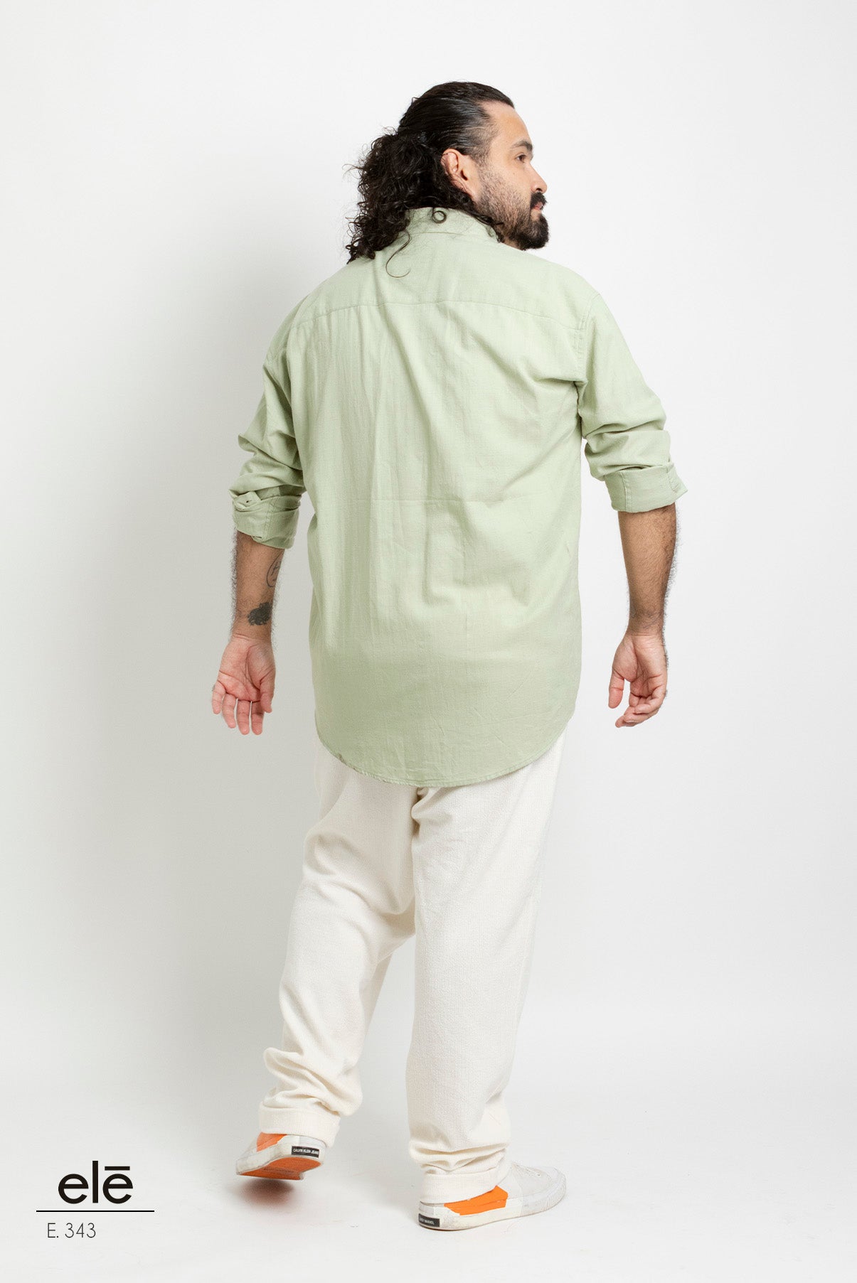 CAMISA LISA VERDE CLARO