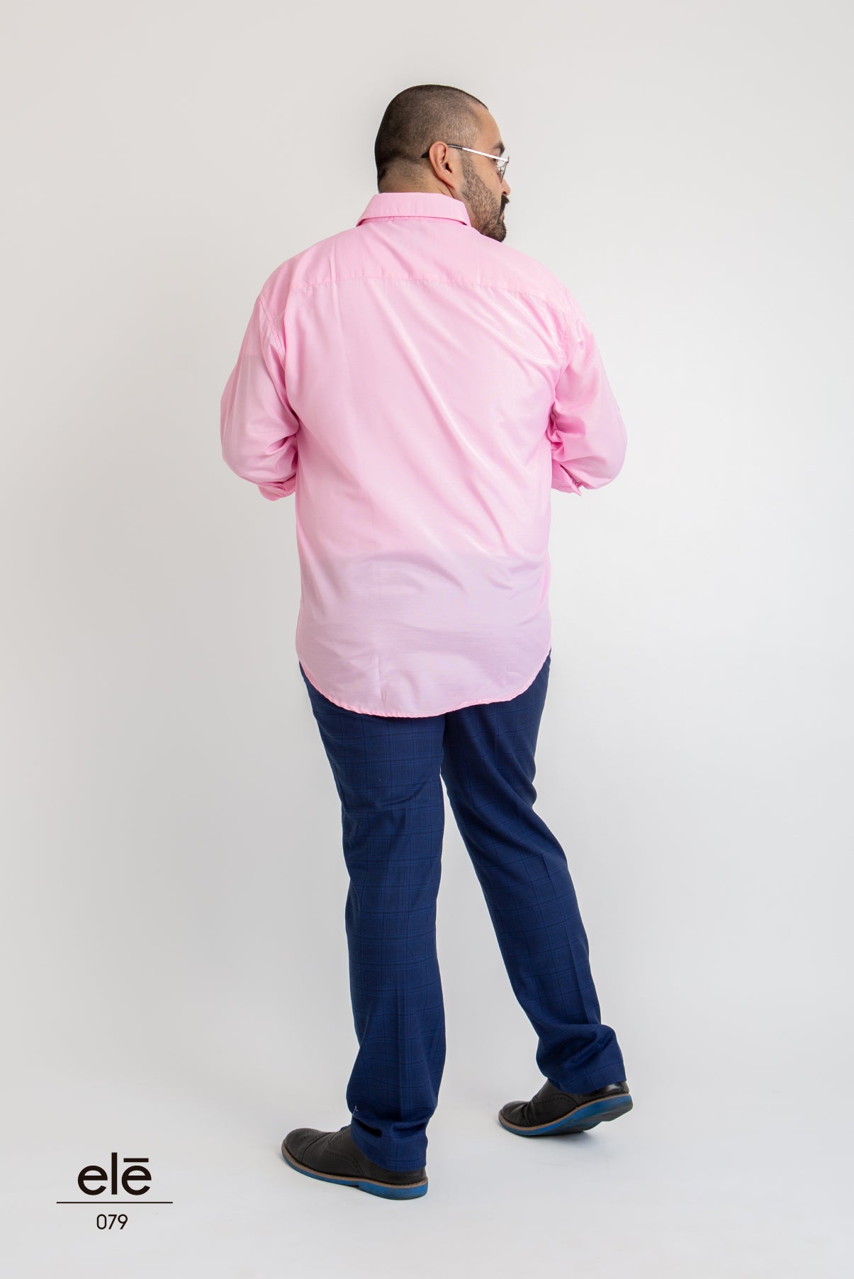 CAMISA ROSA CLARO LISA