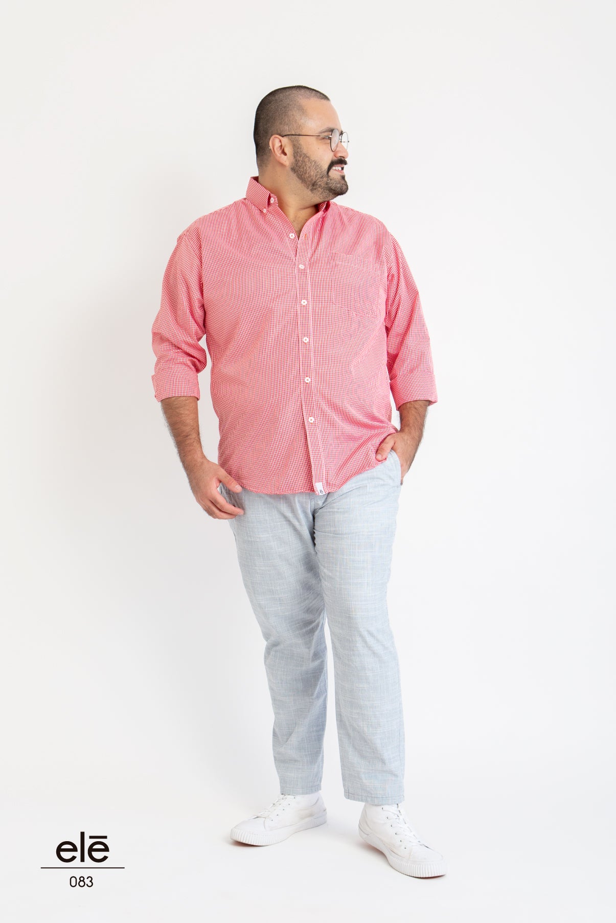 CAMISA CUADROS CHICOS ROJOS
