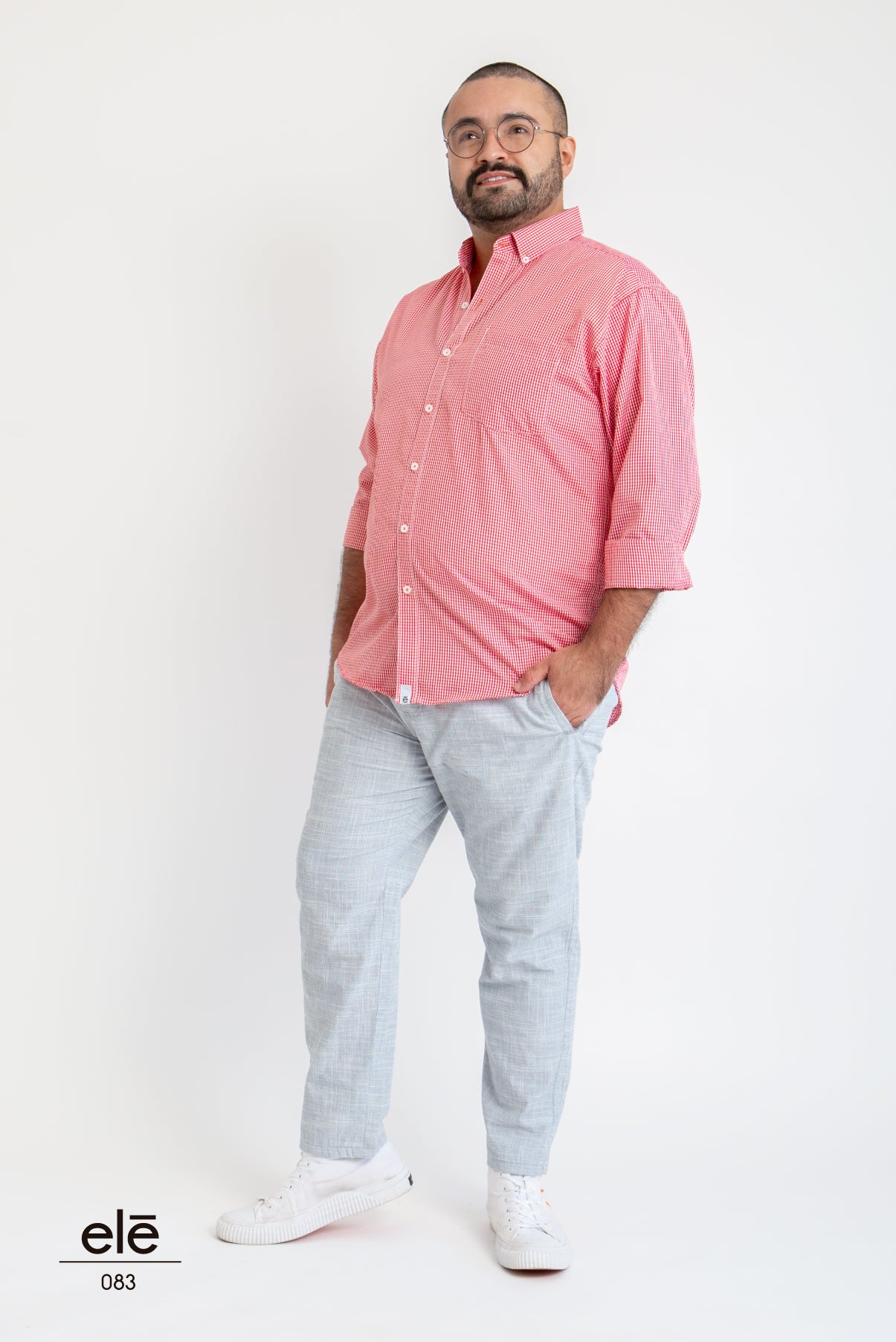 CAMISA CUADROS CHICOS ROJOS