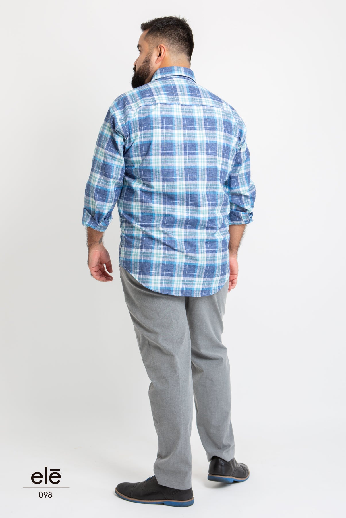 CAMISA CUADROS AZUL MARINO VERDE