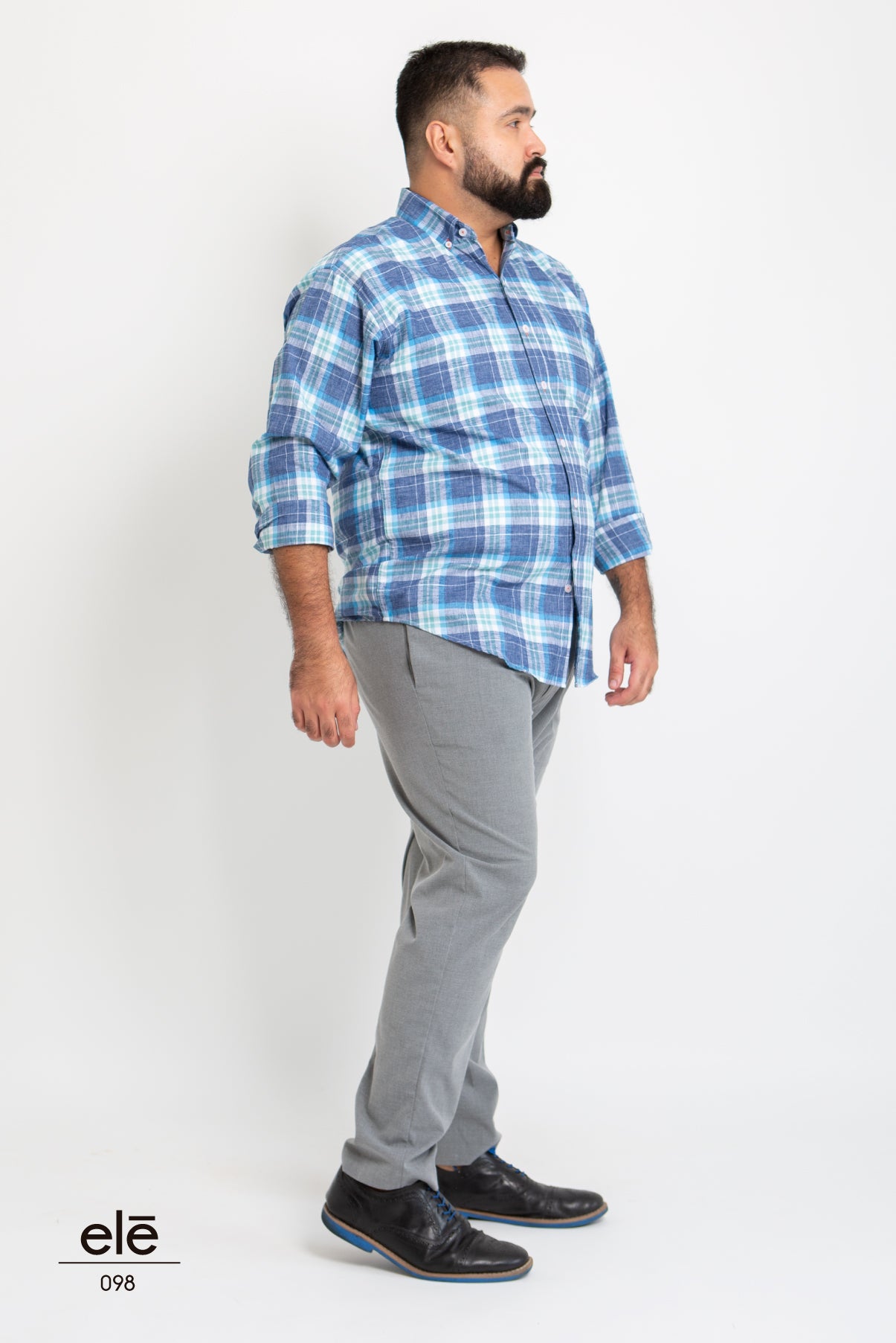 CAMISA CUADROS AZUL MARINO VERDE