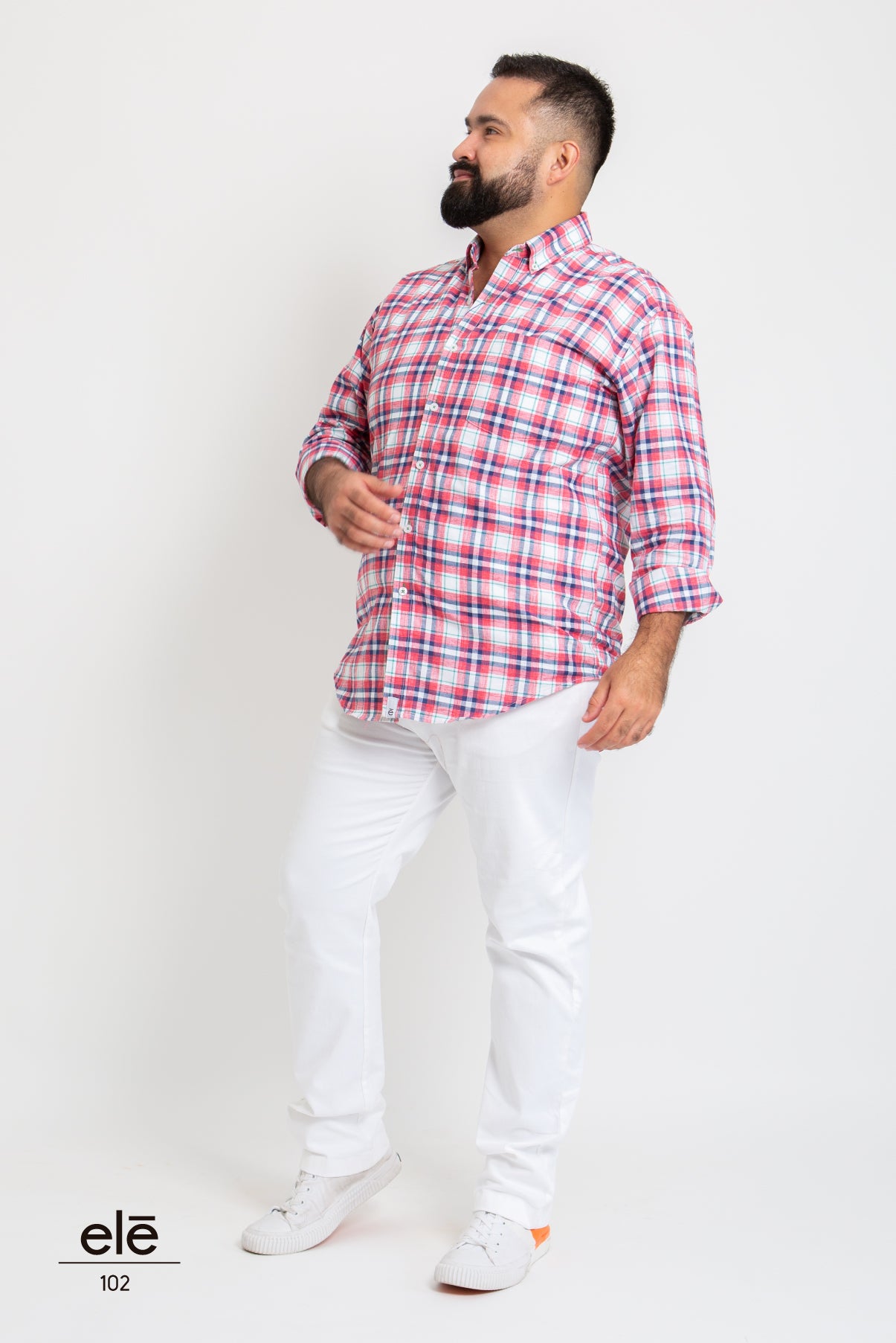 CAMISA CUADROS ROJOS AZUL Y VERDE