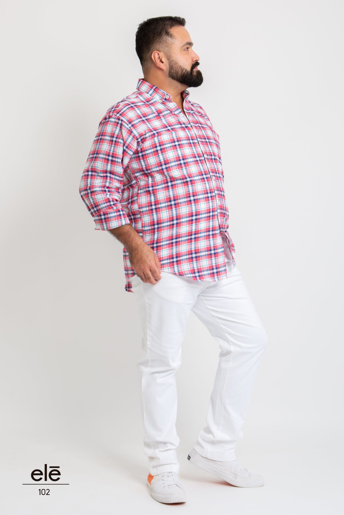 CAMISA CUADROS ROJOS AZUL Y VERDE