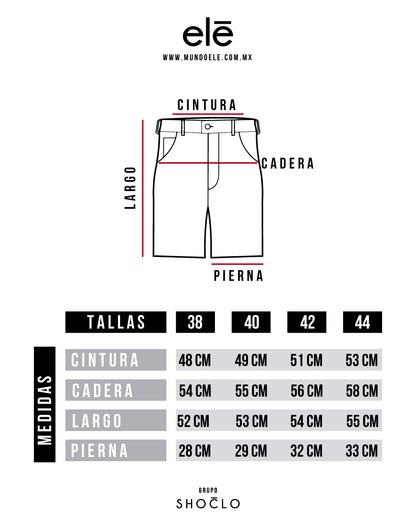 BERMUDA DE GABARDINA KAKY