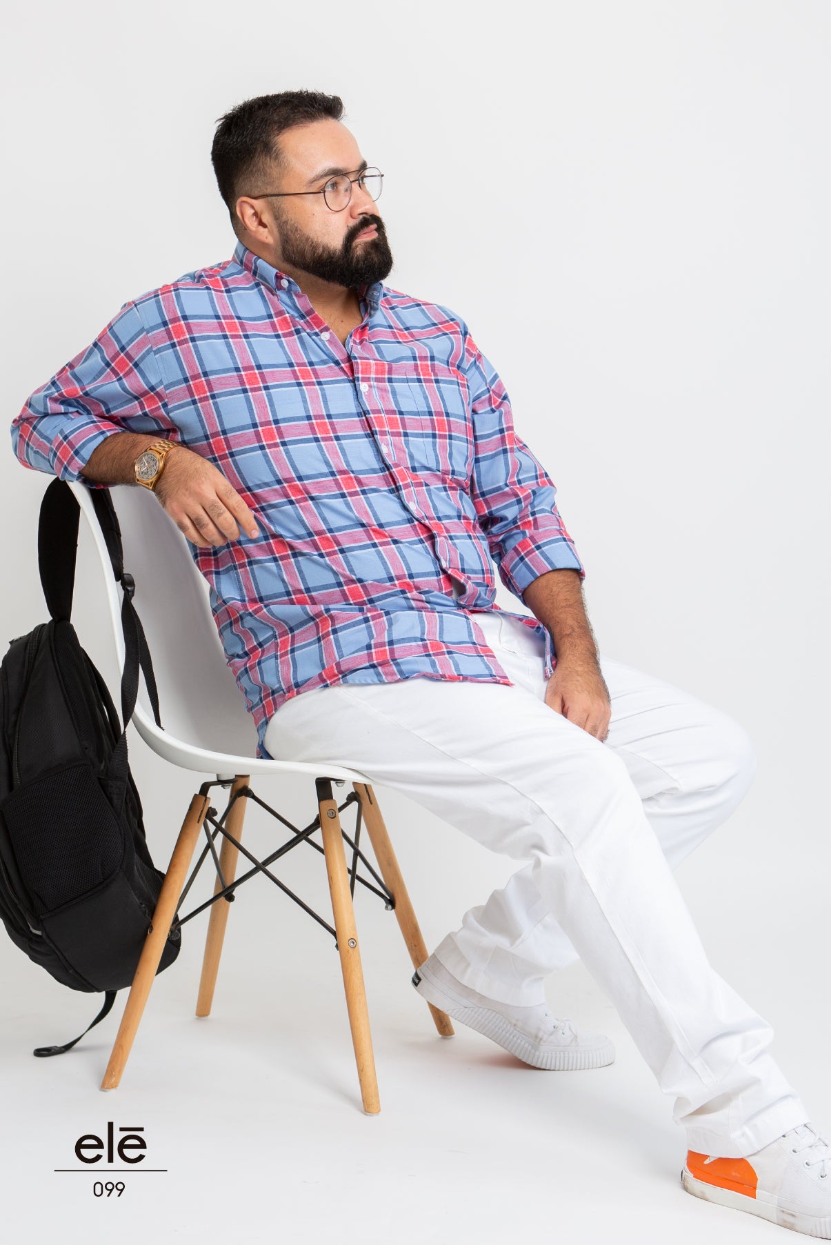 CAMISA CUADROS AZUL Y ROJO