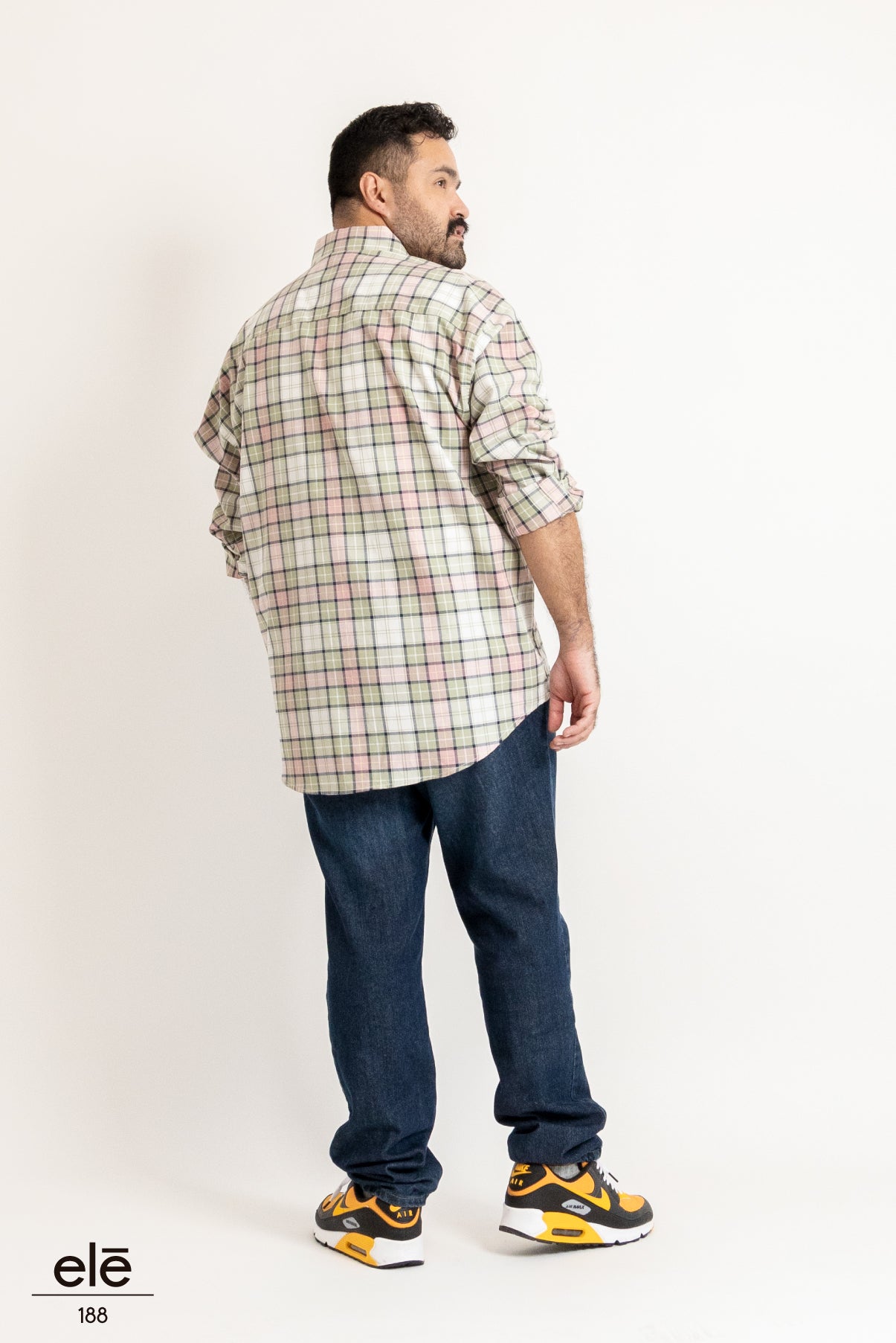 CAMISA CUADROS VERDE/ROSA