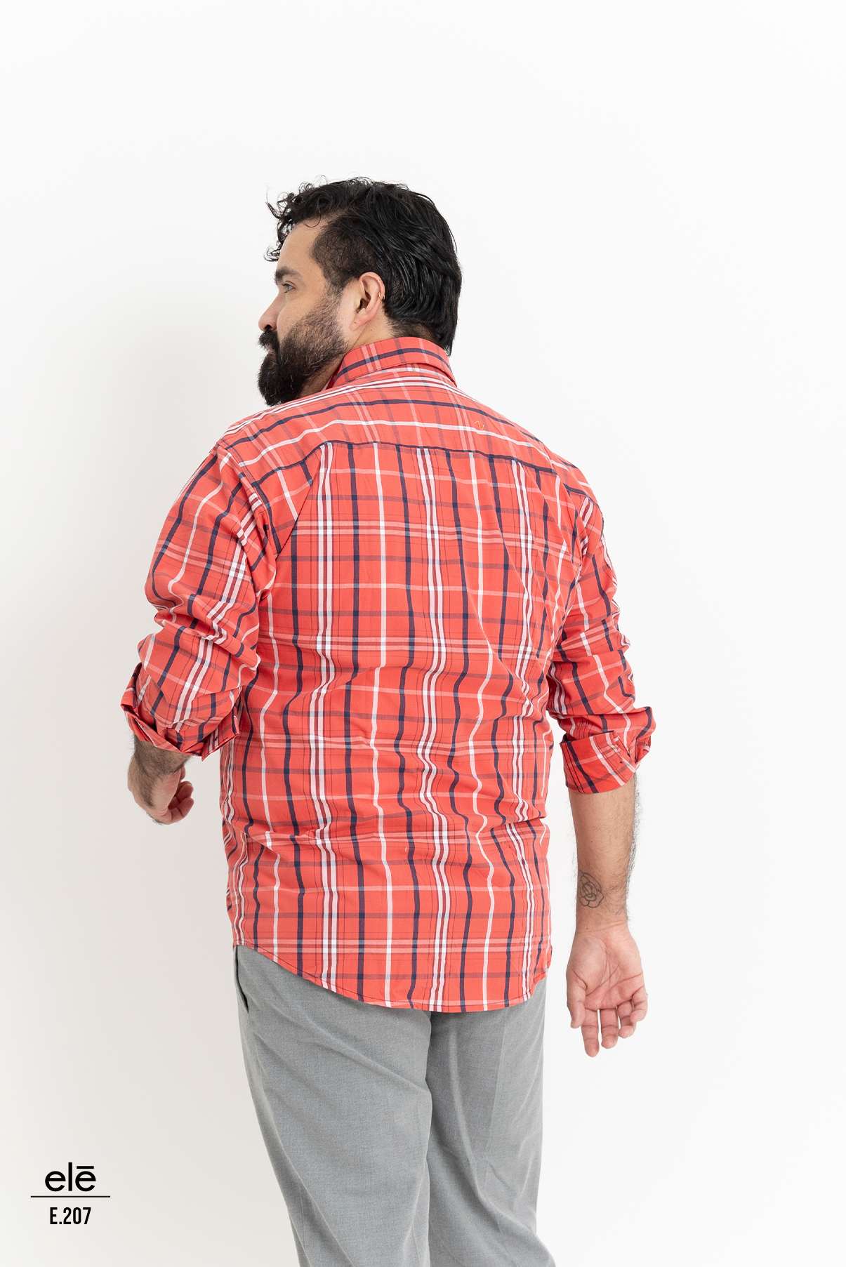 CAMISA CUADRO ROJO Y BLANCO