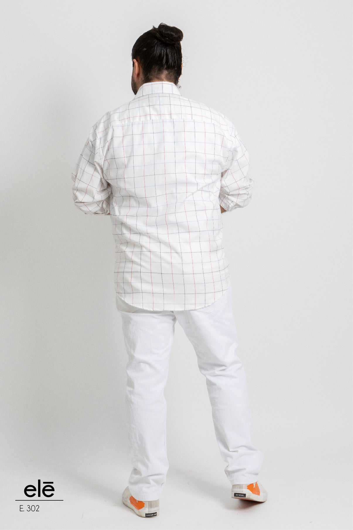 CAMISA CUADROS BLANCO, ROJO, AZUL Y NEGRO