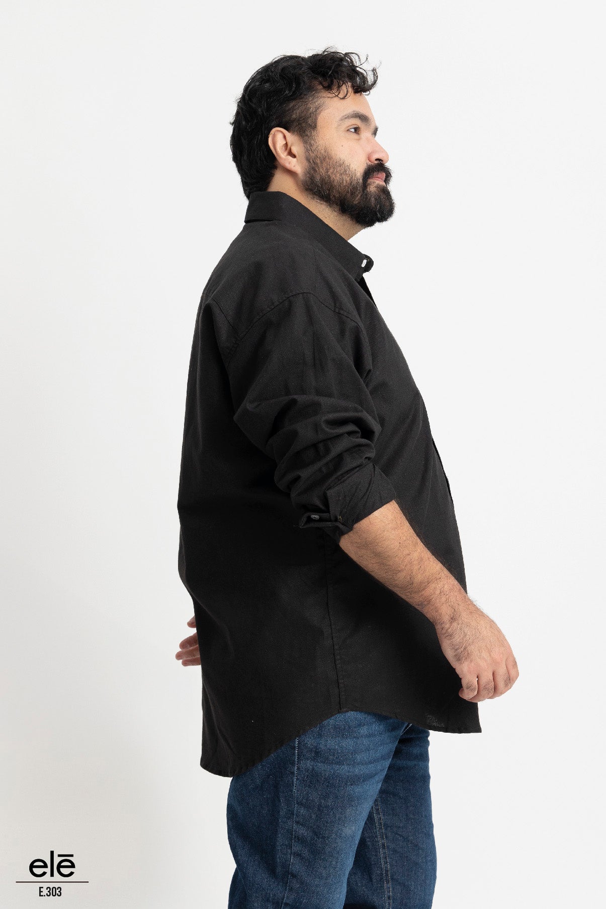 CAMISA LISA NEGRO
