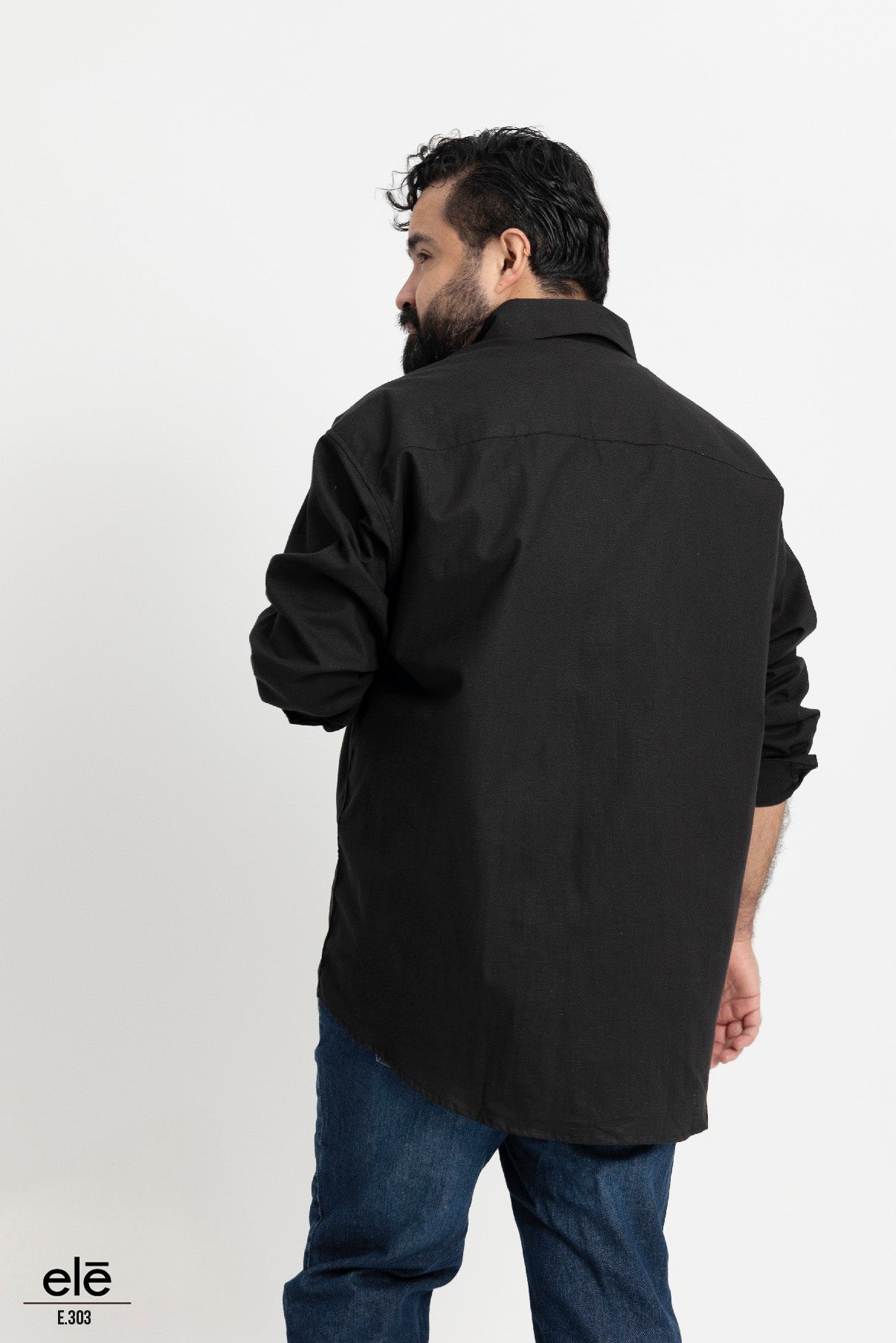 CAMISA LISA NEGRO