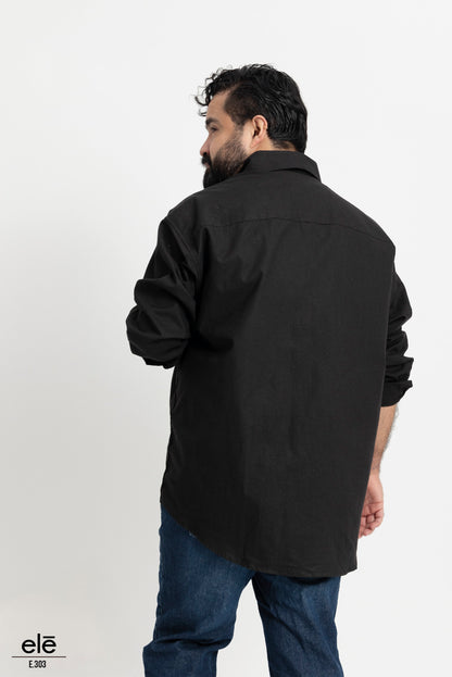 CAMISA LISA NEGRO
