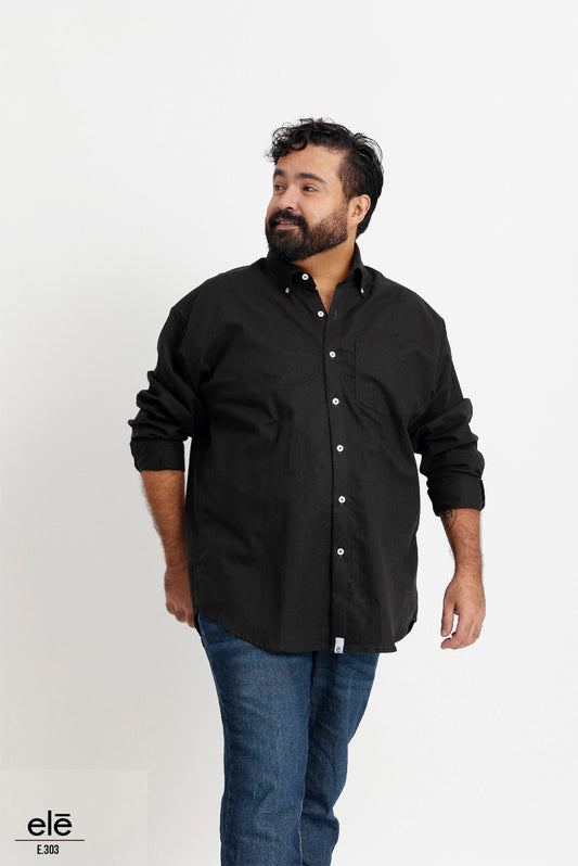 CAMISA LISA NEGRO