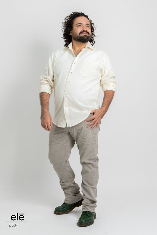 CAMISA LISA BEIGE
