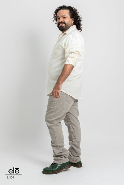 CAMISA LISA BEIGE