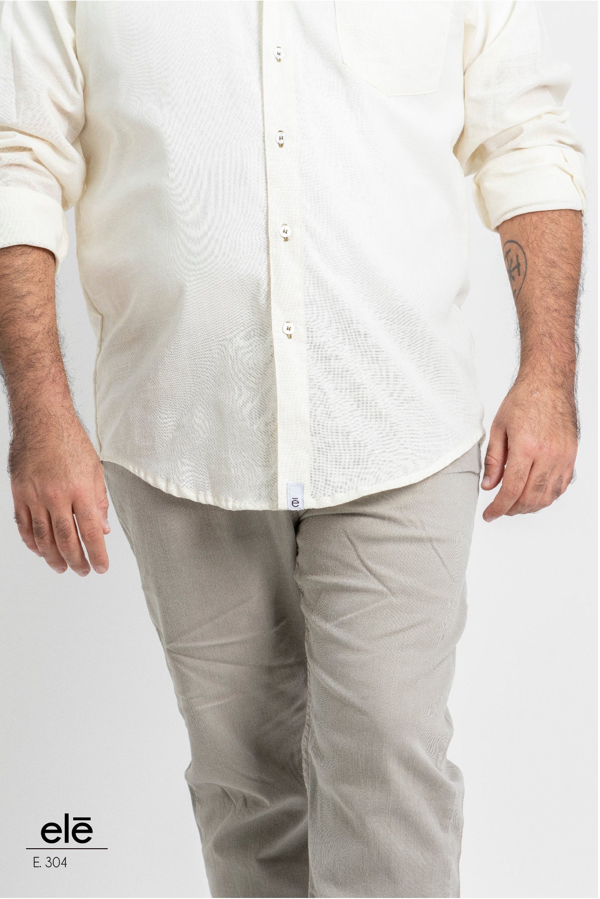 CAMISA LISA BEIGE