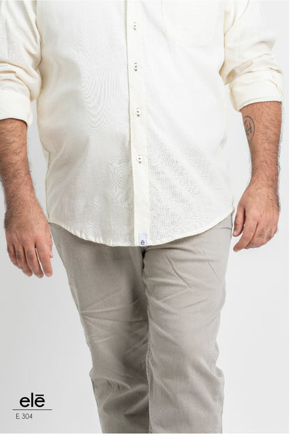 CAMISA LISA BEIGE