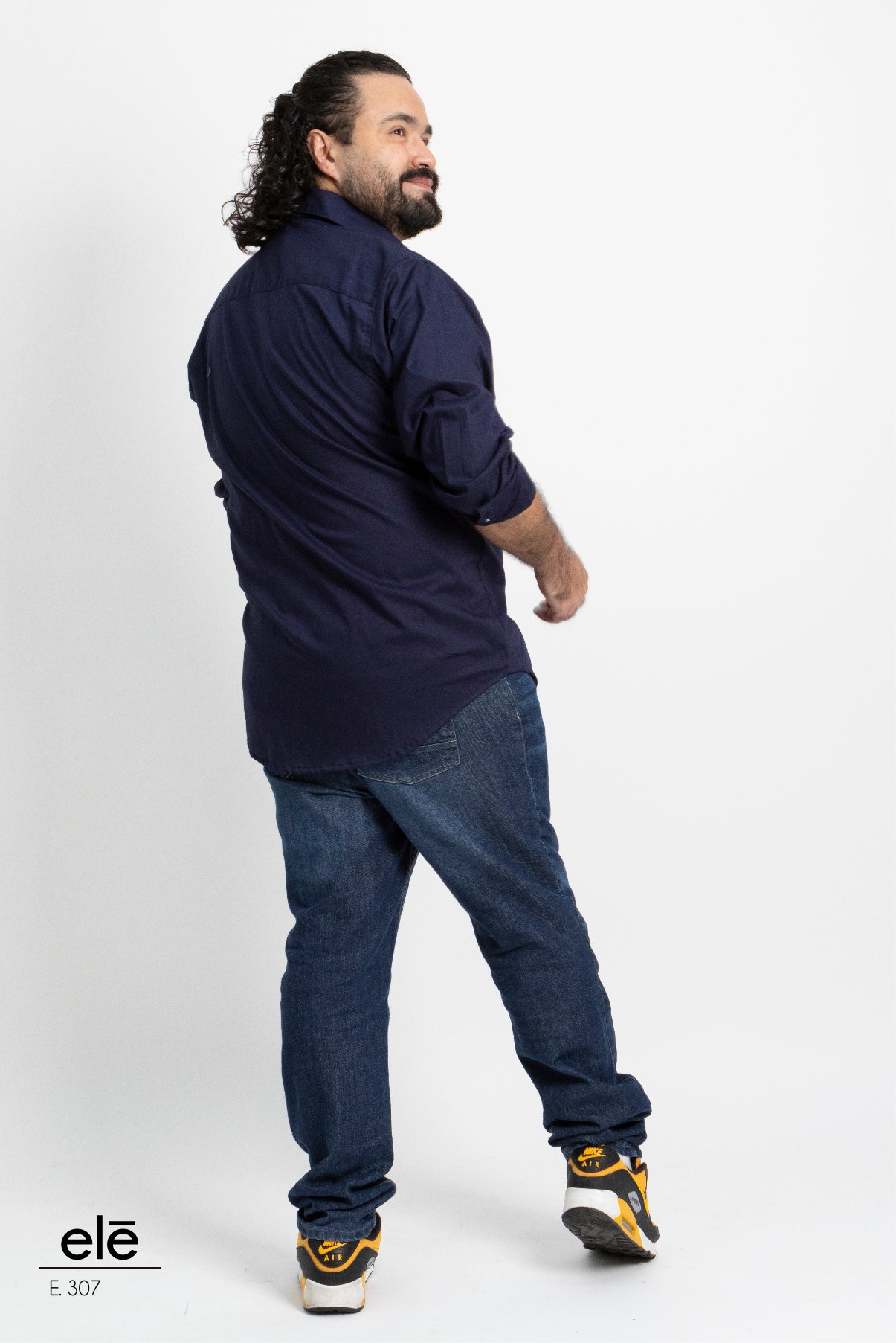 CAMISA AZUL MARINO LISA