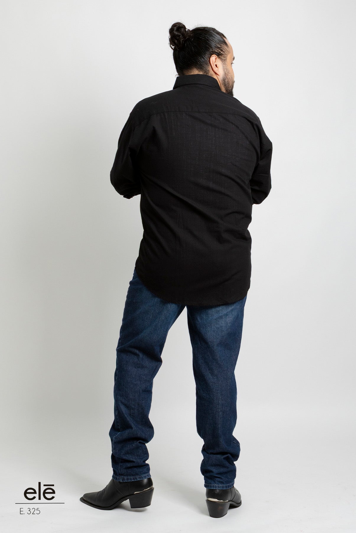 CAMISA NEGRO LISA