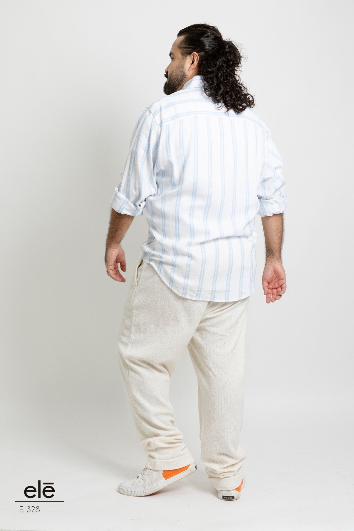 CAMISA RAYAS AZUL CLARO Y BLANCO