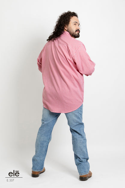 CAMISA CUADROS ROJO Y BLANCO