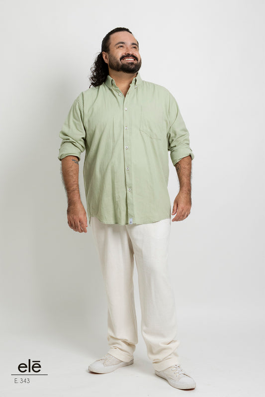 CAMISA LISA VERDE CLARO
