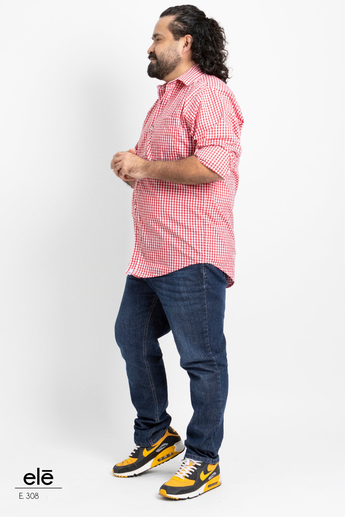 CAMISA CUADROS ROJO Y BLANCO