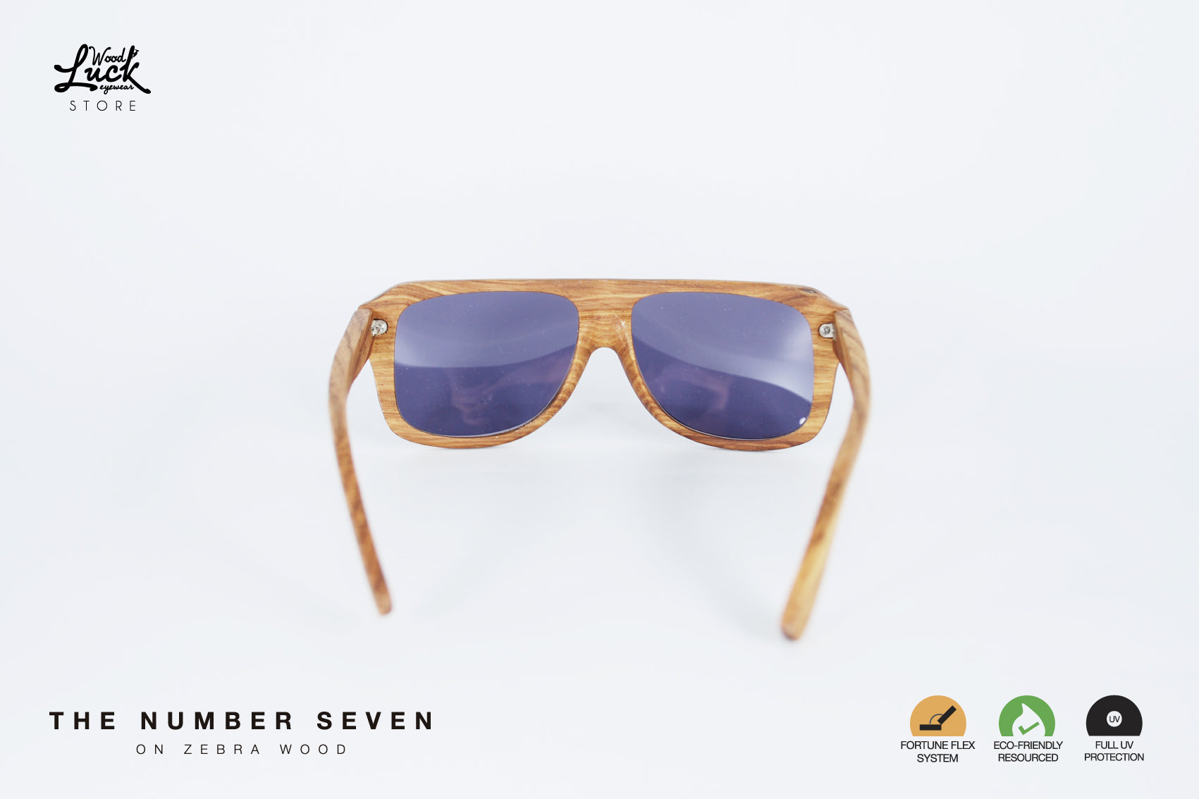 Lentes de Madera Number Seven mundoele