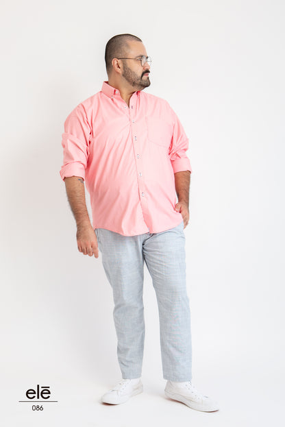 CAMISA ROSA LISA