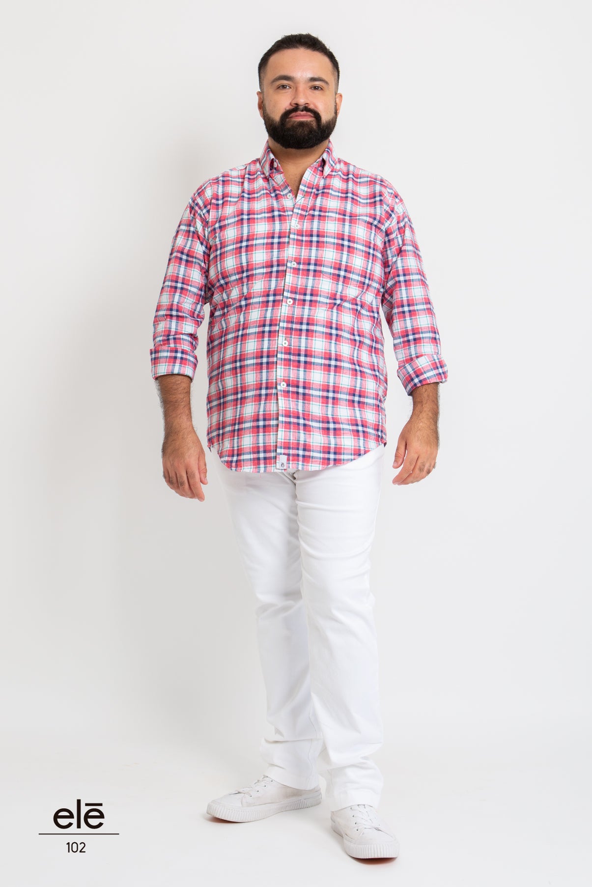 CAMISA CUADROS ROJOS AZUL Y VERDE